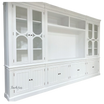 Side Profile View - A side profile view of the Stonefield Wall Unit, displaying its depth and the clean lines of its design without angled sides.