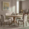 A styled view of the Stratford Dining Chair showcasing its tactile design and timeless contemporary silhouette.