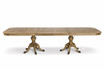 Side view of Berkshire Double Extension Dining Table displaying the precision oak extension mechanism and minimalist silhouette.