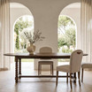 Churchill Barley Twist Oval Extending Table by Thomas and Hurley styled as a sophisticated compact dining solution for contemporary homes.