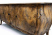 An angled view of the Featherington Commode highlighting its expressive form and sculptural craftsmanship.