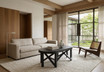 Luxury black wood coffee table for contemporary Australian interiors