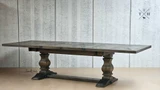 Side view of the table mid extension, showing its beauty and craftsmanship