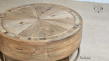 Close-up view highlighting the quality of the oak wood used in the Darcy Coffee Table