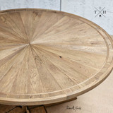 Round Dining Table, Dining Room, Round Table, Round Hamptons Table, Hamptons Dining Table, Hampton Table, Parquetry Dining Table, Parquetry In-Lay Table, Hamptons Style Dining Table, Hamptons Interior, Solid Timber Dining Table, Hard Wood Dining Table, Refractory Dining Table, Pedestal Table, Trestle Table, American Oak Dining Table, Reclaimed Timber Table, Parquetry, Rustic Dining Table, Rustic Furniture, French Furniture, Hamptons Furniture, Provincial Furniture, Country Furniture, Hamptons Living, Dining Room, Dining Room Table, Living Room, Living Room Furniture, Pedestal Base, Trestle Base, Parquetry, Timeless Design, Classic Decor, Hand-Crafted, Artisian Furniture, French Design, Hamptons Design, French Dining Table