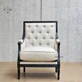 Front view image showing the full silhouette of the armchair