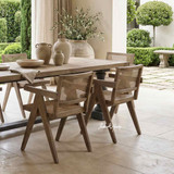 Gallery Oak Carver Dining Chair by Thomas and Hurley in a luxury dining setting, featuring solid oak craftsmanship, sculptural lines, and a relaxed contemporary Australian aesthetic.