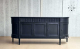 Frontal view of the Louis Sideboard, demonstrating functionality