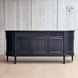 Complete front view of the Louis Buffet showcasing its elegant design and modern finish