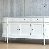 Image capturing the symmetrical design of the Louis Buffet’s front, emphasizing elegance