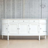 front view of the Louis Sideboard showcasing its elegant design and modern finish