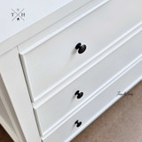 Top view of the Piastri 3 Drawer Chest showing the elegant mouldings