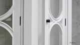 Interior shot, showing the functionality and versatility of the shelving.