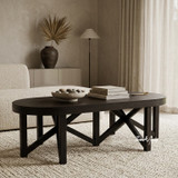 Designer black timber coffee table for modern Australian homes