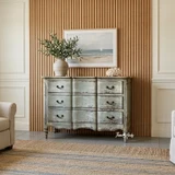 Finch luxury storage chest styled in a contemporary classic living space