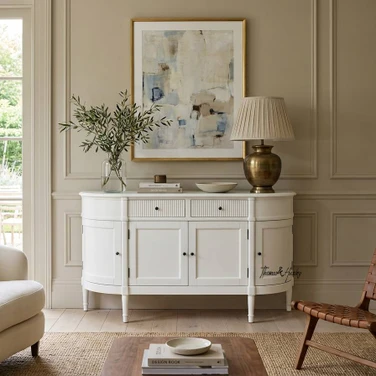 Louis Buffet 160cm - White