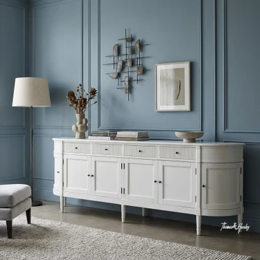 Louis Buffet 250cm - White