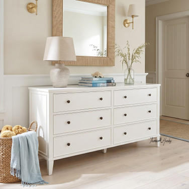 Lando 6 Drawer Chest - White