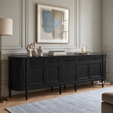Louis Buffet 300cm - Black