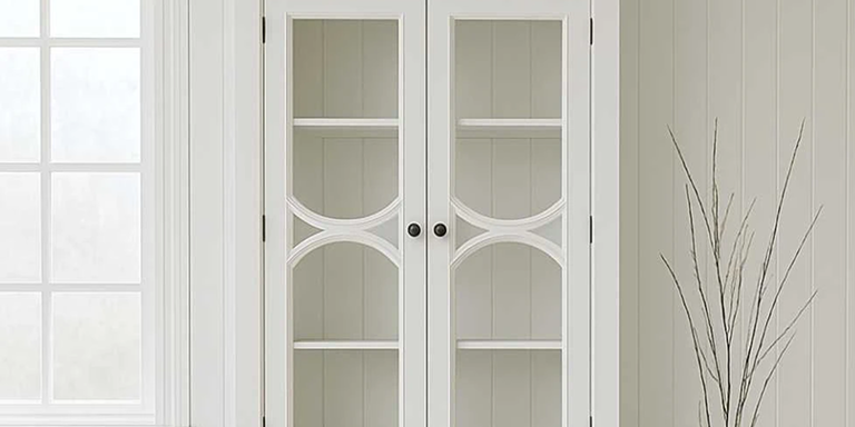 Glass display cabinet