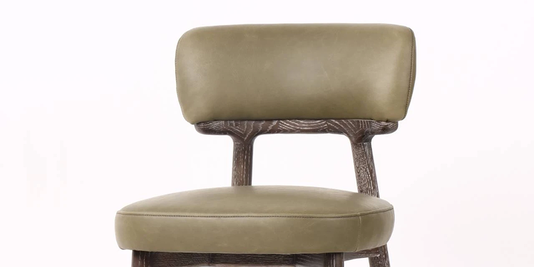 Leather dining chairs