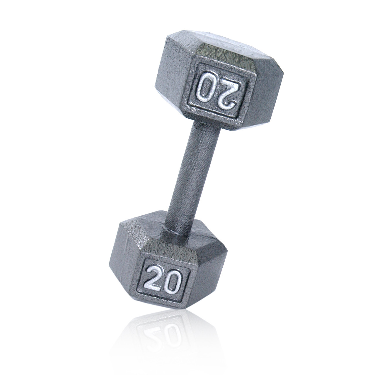 CAP Cast Iron Hex Dumbbell, Gray - Main Image