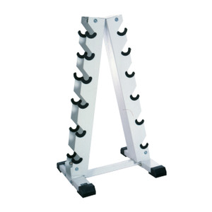 CAP A-Frame Dumbbell Rack, angled view CAP A-Frame Dumbbell Rack, angled view