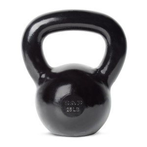 25 lb CAP Enamel Coated Cast Iron Kettlebell 25 lb CAP Enamel Coated Cast Iron Kettlebell