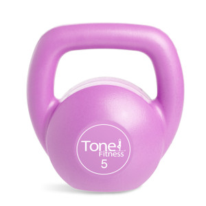 Tone Fitness PVC Coated Cement Kettlebell Tone Fitness PVC Coated Cement Kettlebell
