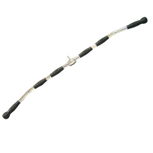 CAP Lat Bar with Rubber Handgrips and Revolving Hanger, 48 in CAP Lat Bar with Rubber Handgrips and Revolving Hanger, 48 in