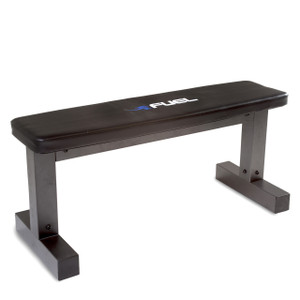 Fuel Pureformance Flat Bench, angled view Fuel Pureformance Flat Bench, angled view