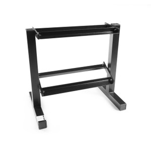20 inch CAP 2-Tier Dumbbell Rack, angled view 20 inch CAP 2-Tier Dumbbell Rack, angled view