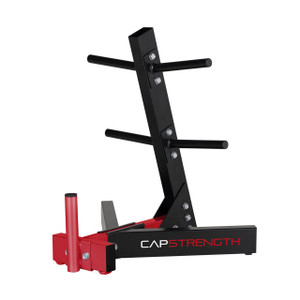 CAP Strength Black/Red Tree Storage Rack for Weights and Bar CAP Strength Black/Red Tree Storage Rack for Weights and Bar