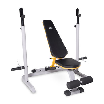 adidas fid utility bench with squat rack