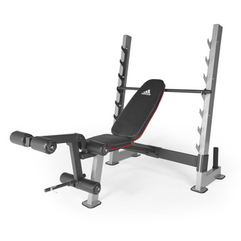 adidas fid utility bench with squat rack