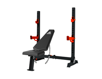 adidas sports utility bench and squat rack