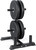 CAP Barbell 160 lb Pro Bumper Plate Weight Set with Compact Storage Rack