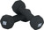 CAP Barbell Neoprene Coated Dumbbell Pair | Black