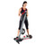 Model displaying easyFiT Cardio Gym Resistance Rower