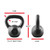 CAP Hammertone Cast Iron Kettlebell, 20 lb dimensions