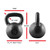 CAP Hammertone Cast Iron Kettlebell, 45 lb dimensions