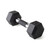10 lb CAP PVC-Coated Hex Dumbbell with Rubber Hand Grip
