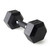 25 lb CAP PVC-Coated Hex Dumbbell with Rubber Hand Grip