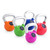 CAP Rubber Coated Kettlebell with Chrome Handle, Colored