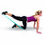 Model using Tone Fitness Pilates Flex Band with Handle