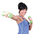 Model using 3 lb Tone Fitness Hourglass Neoprene Dumbbells Model using 3 lb Tone Fitness Hourglass Neoprene Dumbbells