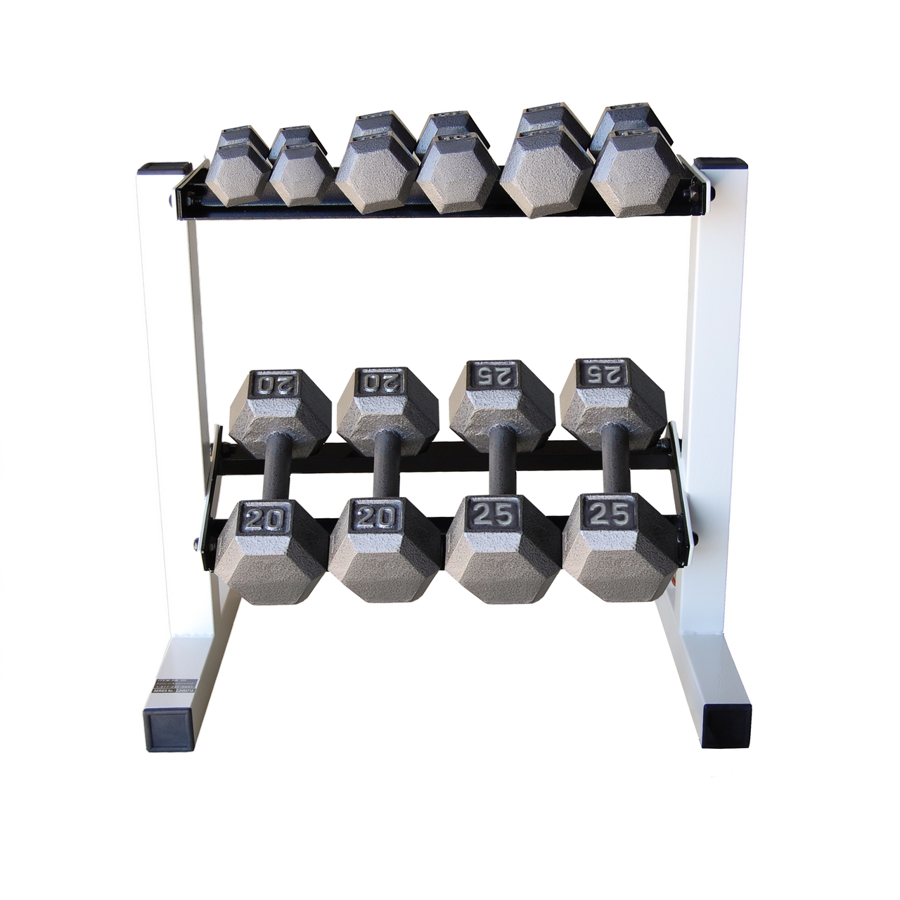 cheap dumbbell set with rack