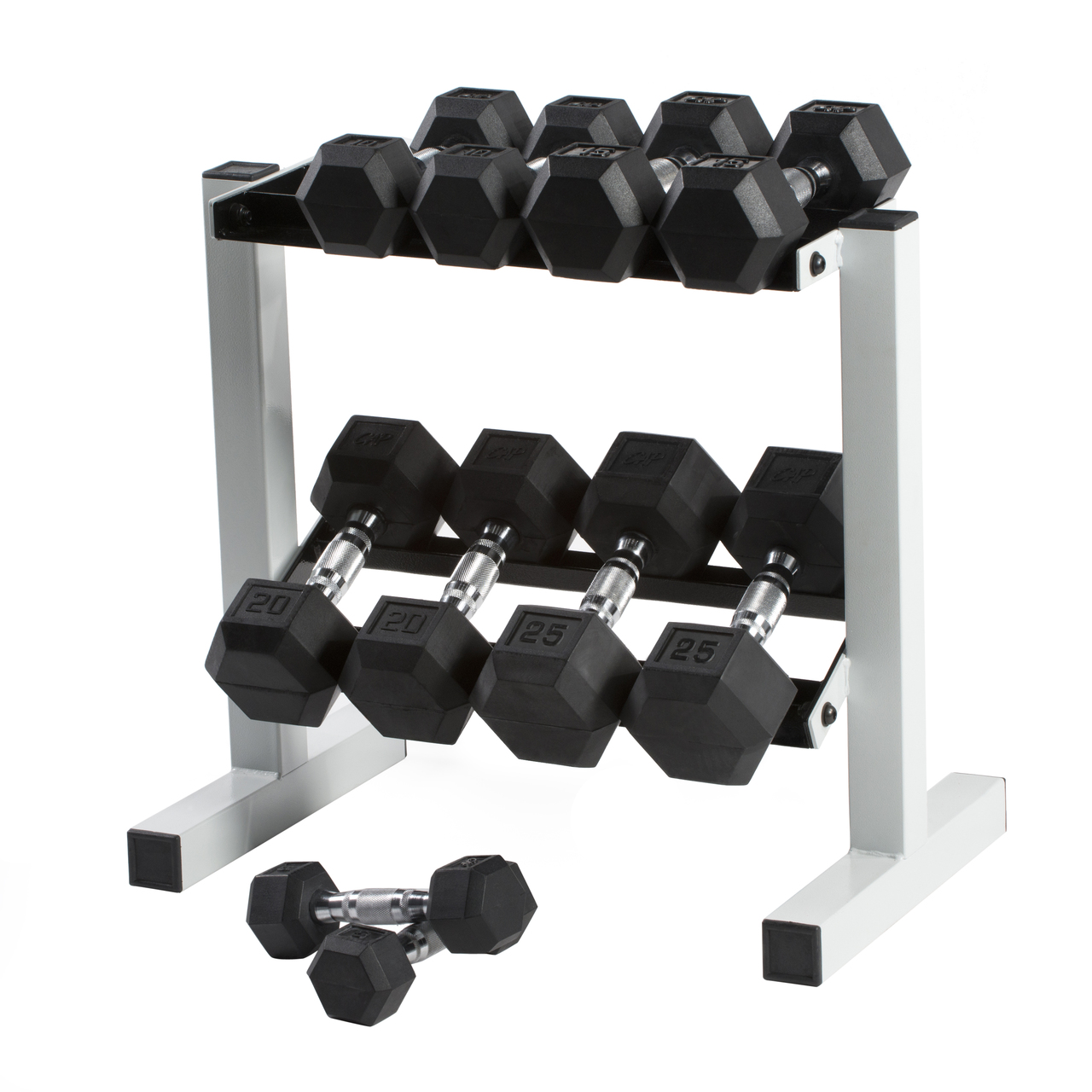 barbell set with rack