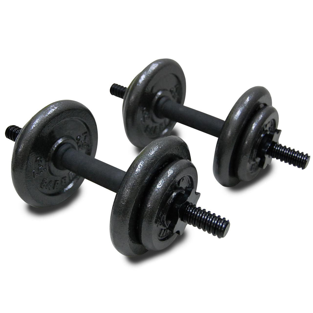 cast iron dumbbell set