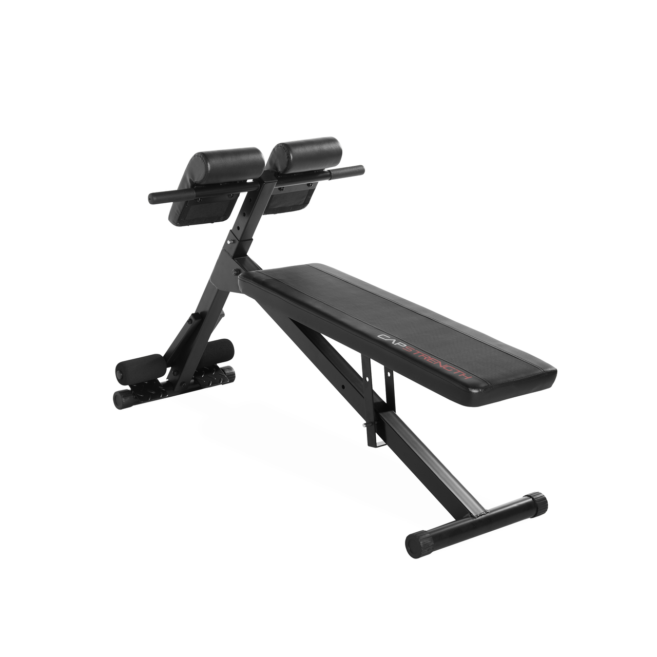 Cap Strength Hyperextension Ab Bench Black Cap Barbell